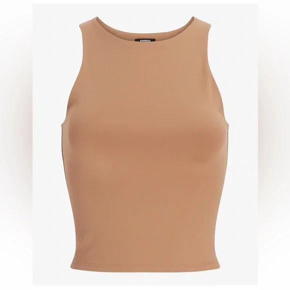 Express Body Contour High Neck Tank - Picture 3 of 7